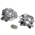 thumbnail image 2 of Pin Back Button Parts, Round Badge Blank Button Pins DIY Making Glossy Surfaces 100 Sets  For Crafts 58mm/2.3in,75mm/2.95in, 2 of 8