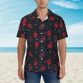 thumbnail image 4 of Daiia Ping Pong Hawaiian Shirt for Men Gentle Cotton Regular Short Sleeve Casual-3X-Large, 4 of 9