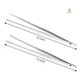 thumbnail image 2 of Pinzas de cocina CHEFBEE de acero inoxidable de 12 pulgadas, 2 unidades, 2 of 7