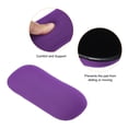 thumbnail image 4 of Uxcell Mouse Wrist Rest Mouse Wrist Support Ergonomic Mouse Pad Cushion Comfortable Memory Foam, Purple 2 Pack, 4 of 5