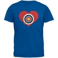 thumbnail image 1 of Cupid Target Blue Adult T-Shirt, 1 of 1