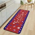 thumbnail image 4 of 4th of July Door Mat Independence Day Outdoor Door Mat 4th of July Rugs Front Door Mats Outdoor Non-Slip Pvc Backing Welcome Mat for Front Door Deals for Indoor Outdoor 16 x 48 Inch, 4 of 6