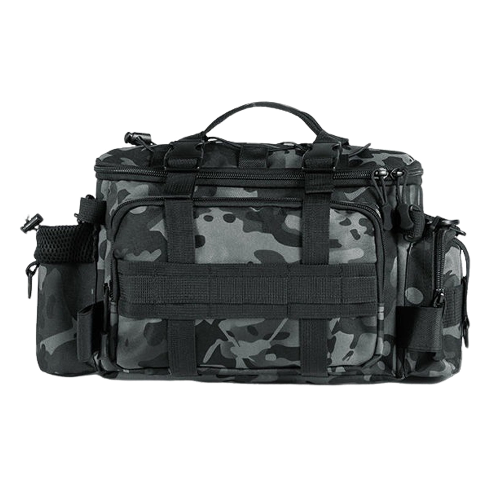 Eoperou Large Capacity Fishing Gear Bag: Waterproof Oxford Cloth Multi-Pocket Portable Fishing Accessories Organizer