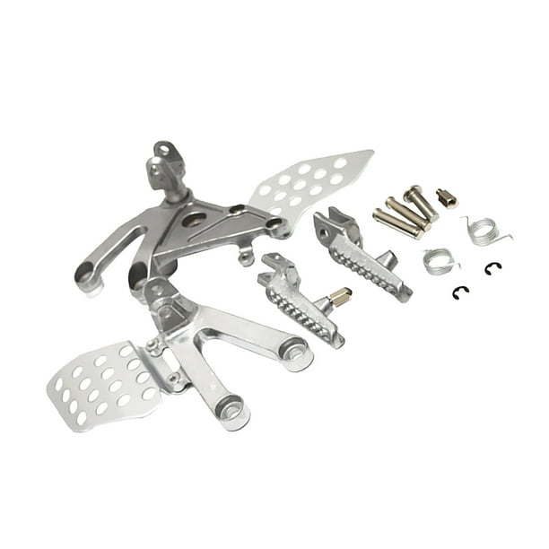 1 par de Reposapiés Accesorios de Motocicleta de Aleación de Aluminio para CBR600RR 2003-2006 Macarena Pies de la motocicleta