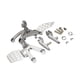 thumbnail image 1 of 1 par de Reposapiés Accesorios de Motocicleta de Aleación de Aluminio para CBR600RR 2003-2006 Macarena  Pies de la motocicleta, 1 of 6