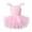 Pink, variant on Splozh Baby Girls Pageant Baptism Lace Dress Girls Toddler Ballet Tutu Skirt V Neck Camisole Dress Dance Outfit Ballerina Gradient White,4-5 Years