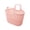 Pink, variant on LEFTHIGH Home Portable Laundry Basket Dirty Clothes Hamper Hollow Plastic Storage Bin with Handles for Bathroom Bedroom Organization Foldable Design Home and Kitchen