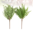 thumbnail image 1 of Luxshiny 2Ud Hoja De Helecho Artificial Verde Para Y Eventos Especiales, 1 of 8