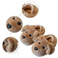 thumbnail image 5 of Toddler Slippers Boys Girls Winter Cute Cartoon Dog Foot Warm Slippers Baby Shoes Khaki 3.5 Years-4 Years, 5 of 7