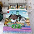 thumbnail image 4 of Dee & Friends in Oz Conjunto de sábanas temático, trío de piezas, cómodo y amigable con la piel, diseño único, regalo de decoración para el hogar para familiares, amigos y fans,140cm *210cm, 4 of 6