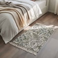 thumbnail image 2 of Kitchen Runner Rugs, Farm Wildflower Herbs Plant 2'x3' Throw Rug with Tassels, Watercolor Garden Floral Washable Soft Floor Carpet Runner for Hallway Bedroom Bathroom Laundry Room, 2 of 9