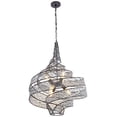 thumbnail image 5 of Varaluz - Flow - 6 Light Twist Pendant - Steel Finish, 5 of 10