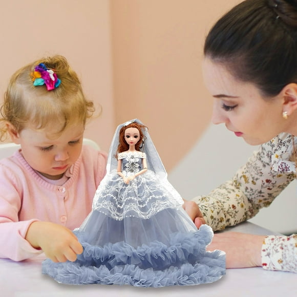 TOPRenddon Little Dolls Set with Mini Princess Dolls for Girls, Mini Doll Playset with Extra Clothes and Accessories, Toy for Girls 4 and Up