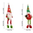 thumbnail image 4 of Elf Gnomes Decorations,2Pack Handmade Tomte Swedish Gnome Scandinavian Figurine Nordic Gnomes Plush Long Leg Christmas Elf Doll, 4 of 6