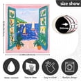 thumbnail image 5 of Yayeee Magnetic Dishwasher Cover for The Front Decoration Home Kitchen Machine Sticker Protector, Green Seaside, 5 of 6