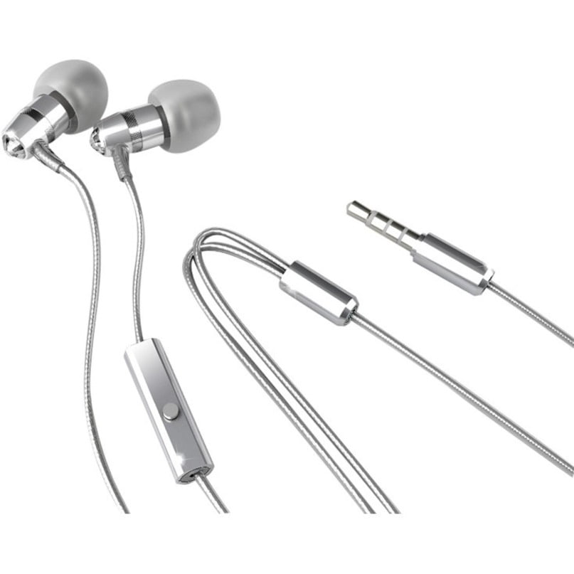 Crystal InEar Headphones with Microphone Made with Swarovski Crystals