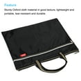 thumbnail image 4 of Uxcell Documents Books Tools Storage Pouch Waterproof Zipper File Bag, Black, 4 of 5