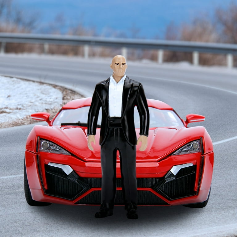 1:18 ワイスピ LYKAN HYPERSPORT w/LIGHT &amp; DOM 1/18 Jada Lykan Hypersport (Red) with Lights and Dom