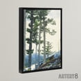thumbnail image 2 of Winslow Homer Old Settlers Black Framed Canvas Wall Art Print 12X16", 2 of 4