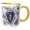 Yellow/White, variant on 3drose, Massachusetts State Flag, 11oz Two-tone Yellow Mug