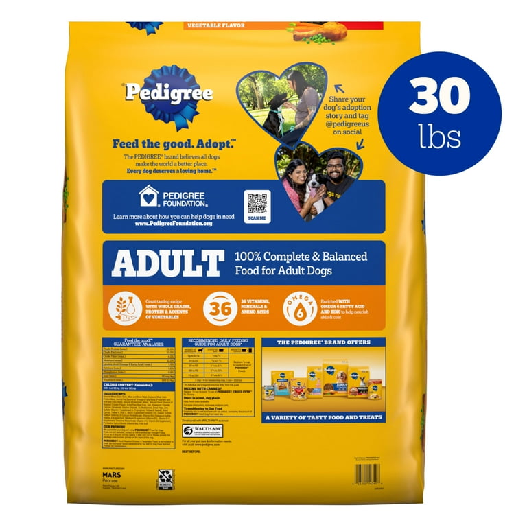 PEDIGREE Complete Nutrition Adult Dry Dog Food Formula, Roasted