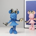 thumbnail image 2 of Colección de figuritas de Mickey Minnie Mouse, figurita de bienvenida, decoración de habitación de moda, modelo de adorno de juguete sencillo y moderno avanzadozhangyuxiang, 2 of 4