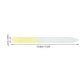 thumbnail image 2 of Unique Bargains Glass Double-sided Nail File Manicure Tool 4 Pcs Light Yellow, 2 of 6