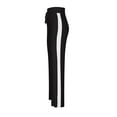 thumbnail image 6 of qucoqpe Fleece Lined Leggings Women Stretch High Waist Tummy Control Workout Gym Yoga Pants Sports Tights Casual Athletic Flare Trousers, 6 of 10