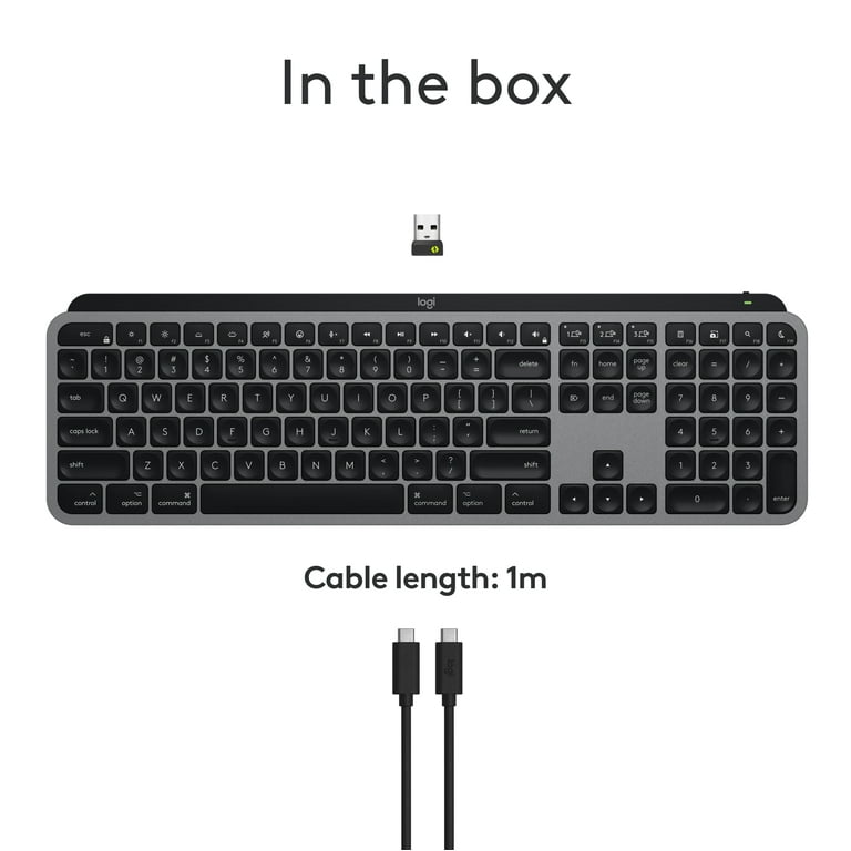 Logitech MX Keys S for Mac, Wireless Keyboard, Fluid, Precise