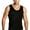 Black, variant on Insta Slim Mens Compression Muscle Tank Shapewear, Athletic Sleeveless Top MS0001