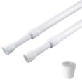 thumbnail image 1 of Barra para cortina AIJIEGUANG ajustable 71-109 cm blanca, 2 unidades, 1 of 5