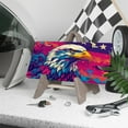 thumbnail image 3 of License Plate, Colorful Eagle and Flag Decorative Front,Personalized Stainless Steel License Plate Cover For Men Women,12.2" X 6.2", 3 of 6