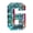 G, variant on K Decorative Mirror Finish Led Letter Lights A-Z Colorful Tabletop Night Lights For Parties And Birthdays