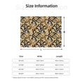 thumbnail image 5 of Yiaed Mushrooms Honeycomb Print Blanket Throw Blanket Soft Cozy Flannel Blanket for Home Bed Sofa Couch Chair-40"x30", 5 of 6
