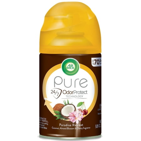 Air Wick, Freshmatic Refill, Automatic Spray, Paradise Retreat Scent, 6.17oz, Air Freshener, Can
