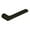 Black, variant on baldwin hardware 5162.102.rmr estate ornate lever indoor door