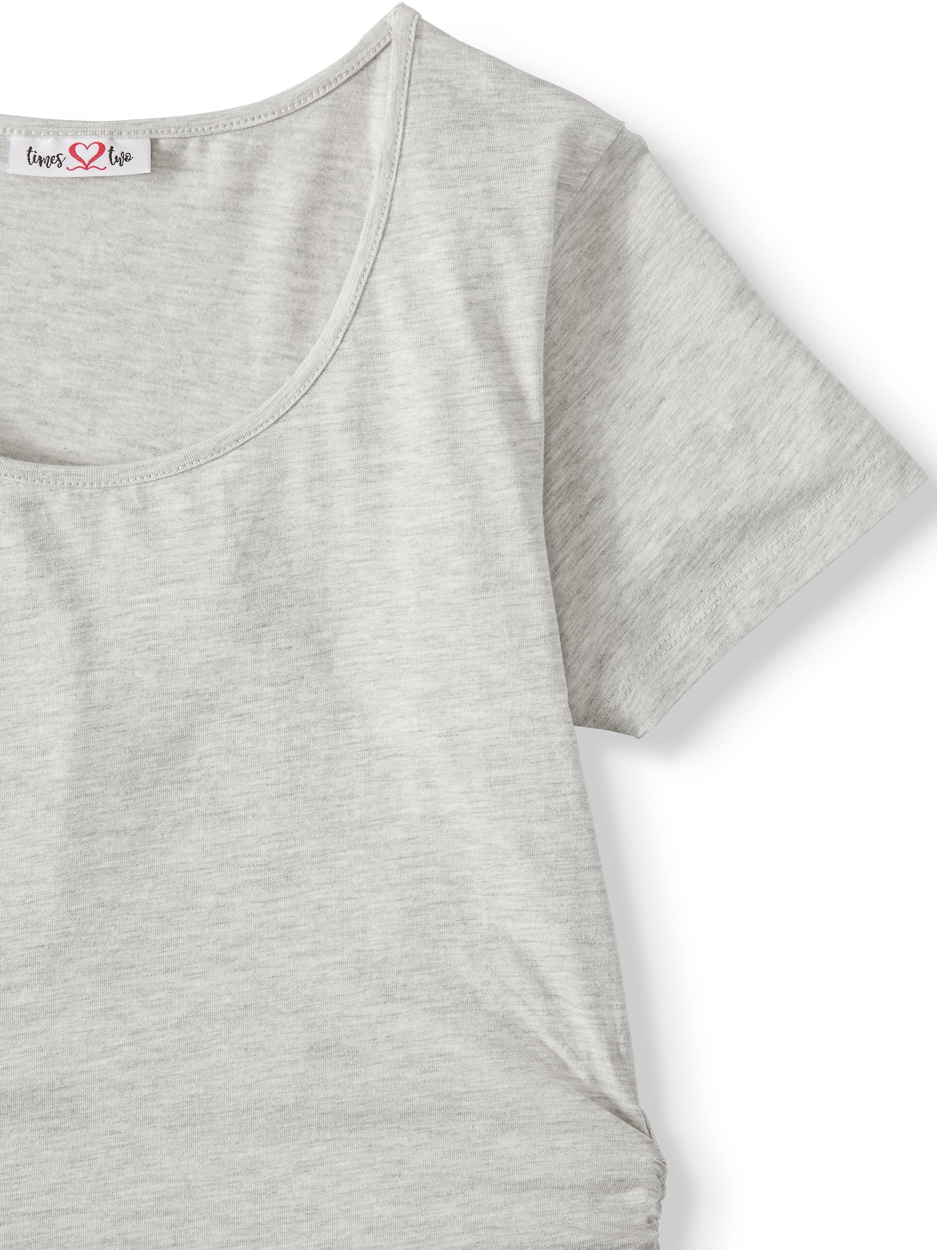 Oh! Mamma Maternity Women's Short Sleeve T-Shirt & Tank Top, 2 Pack (Womens & Women's Plus)