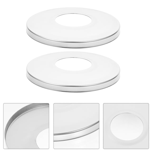 Minkissy Échelle de Piscine 2 Pcs Structure Simple en Acier Inoxydable pour Accessoires de Piscine