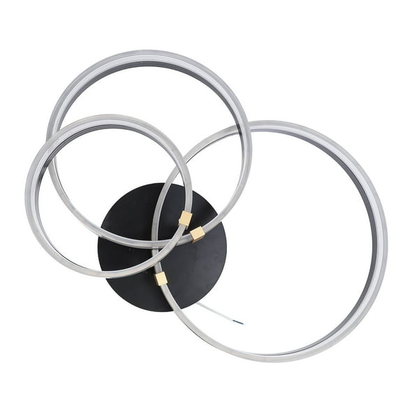 Hanging Modern Ceiling Light Fixture, 3 Rings Lamp Bright LED Stylish Modern Ceiling Light Fixture Flush Mount High CRI Oxidation Resistant for Bedroom
