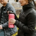 thumbnail image 4 of GROSCHE Chicago Stainless Steel Tea Infuser Flask | Beverage Bottle | Hot & Cold Drinks | Loose Leaf Tea Infuser | Travel Convenience Water Bottle | 32 fl oz, Pink, 4 of 8