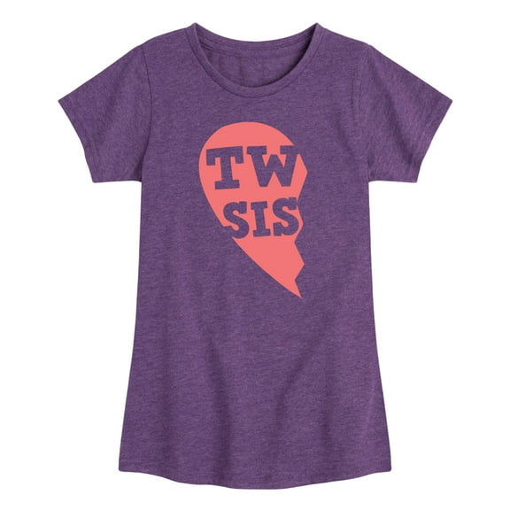 Instant Message - Set Twin Sisters TW SIS-Girls Toddler And Youth Short Sleeve Graphic T-Shirt