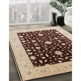 thumbnail image 2 of Ahgly Company Indoor Rectangle Mid-Century Modern Red Brown Oriental Area Rugs, 2' x 5', 2 of 6