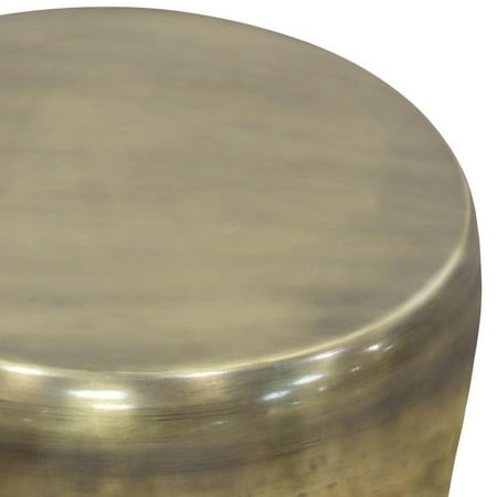 Simpli Home - Garvy Metal Side Table - Antique Copper