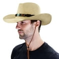 thumbnail image 7 of WOWSTYLE Cowgirl Hat for Women Men Western Wide Brim Straw Cowboy Hats Summer Sun Straw Cowgirl Cap, 7 of 7