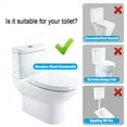 thumbnail image 4 of White ABS Toilet Cistern Dual Flush Push Button Valve Good Sealing, 4 of 5