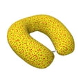 thumbnail image 2 of Xecao Red Hot Chilly Print Memory Foam Cervical Neck Pillow Versatile U-Shaped Pillows for Home,Office,Camping,Travelling,Soft Washable Cover, 2 of 8