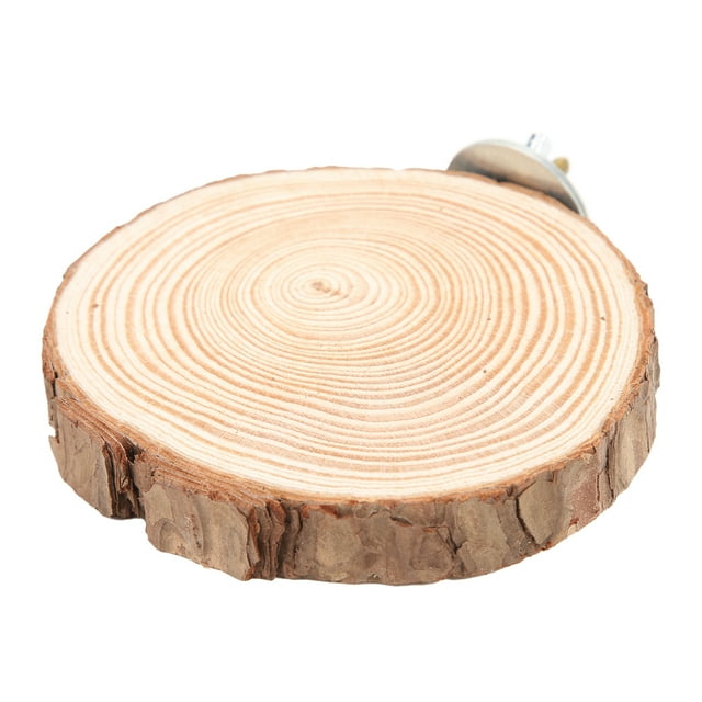 Plateforme Ronde pour Oiseaux, Support en Bois Naturel pour Jardin et Maison 5-6,6-8,8-10