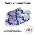 thumbnail image 6 of Kdxio pinkk flower crystal Skull Women's Men's Slippers Plush Slip-On House Slipper for Winter Indoor Soft Cushion Non-slip Fluffy Slides Slippers-39/40, 6 of 7