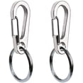 thumbnail image 1 of 2 Pack Dog Tag Clips, Stainless Steel Pet Id Tag Holder For Dog/cat _jiue, 1 of 5