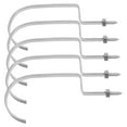 thumbnail image 5 of OUNONA Multipurpose Screw-In Hooks Hanger Accessories Heavy-Duty Stainless Steel Silver for Display Use, 5 of 8